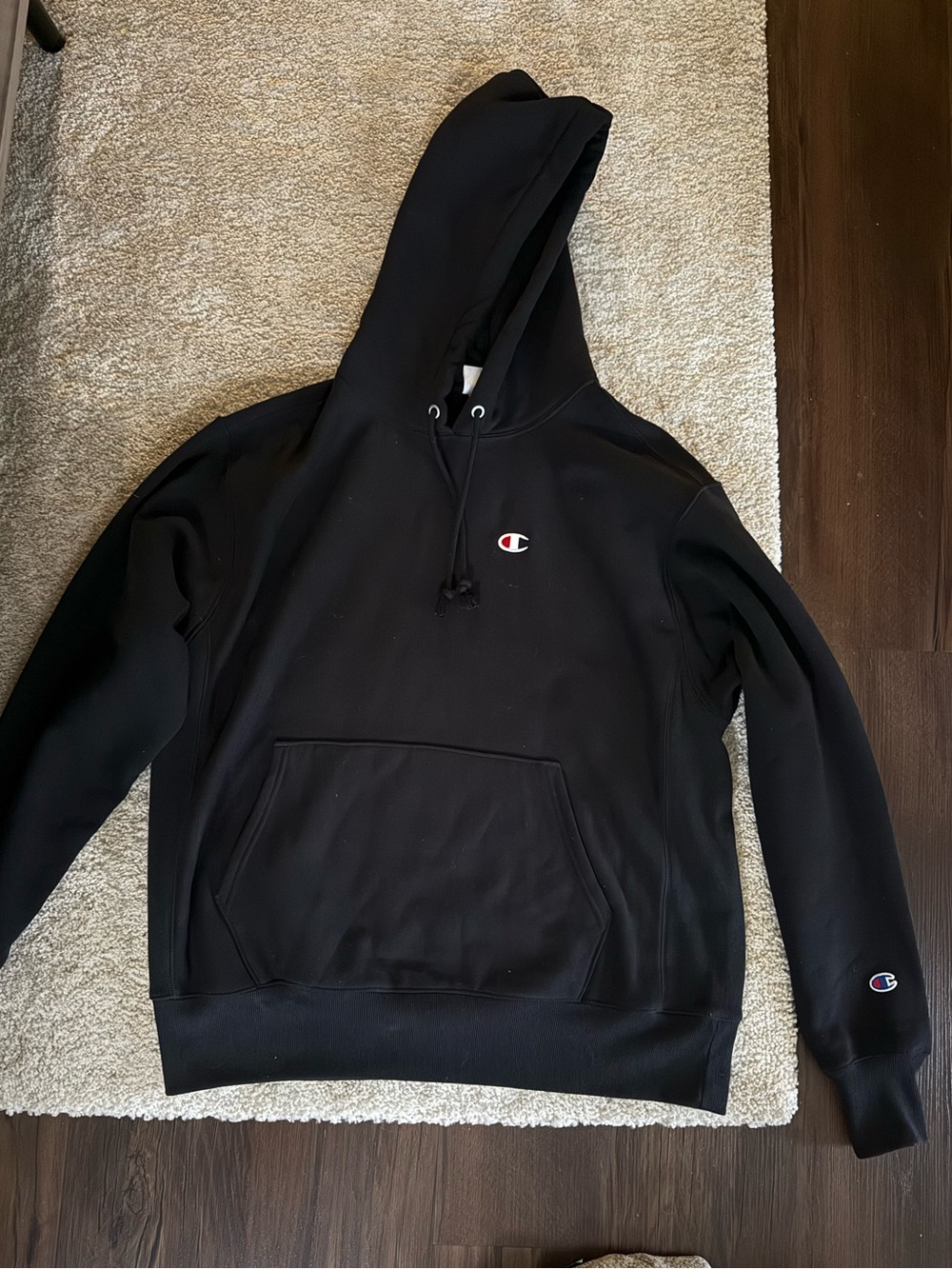 Men’s Reverse Weave Champion Hoodie in Large